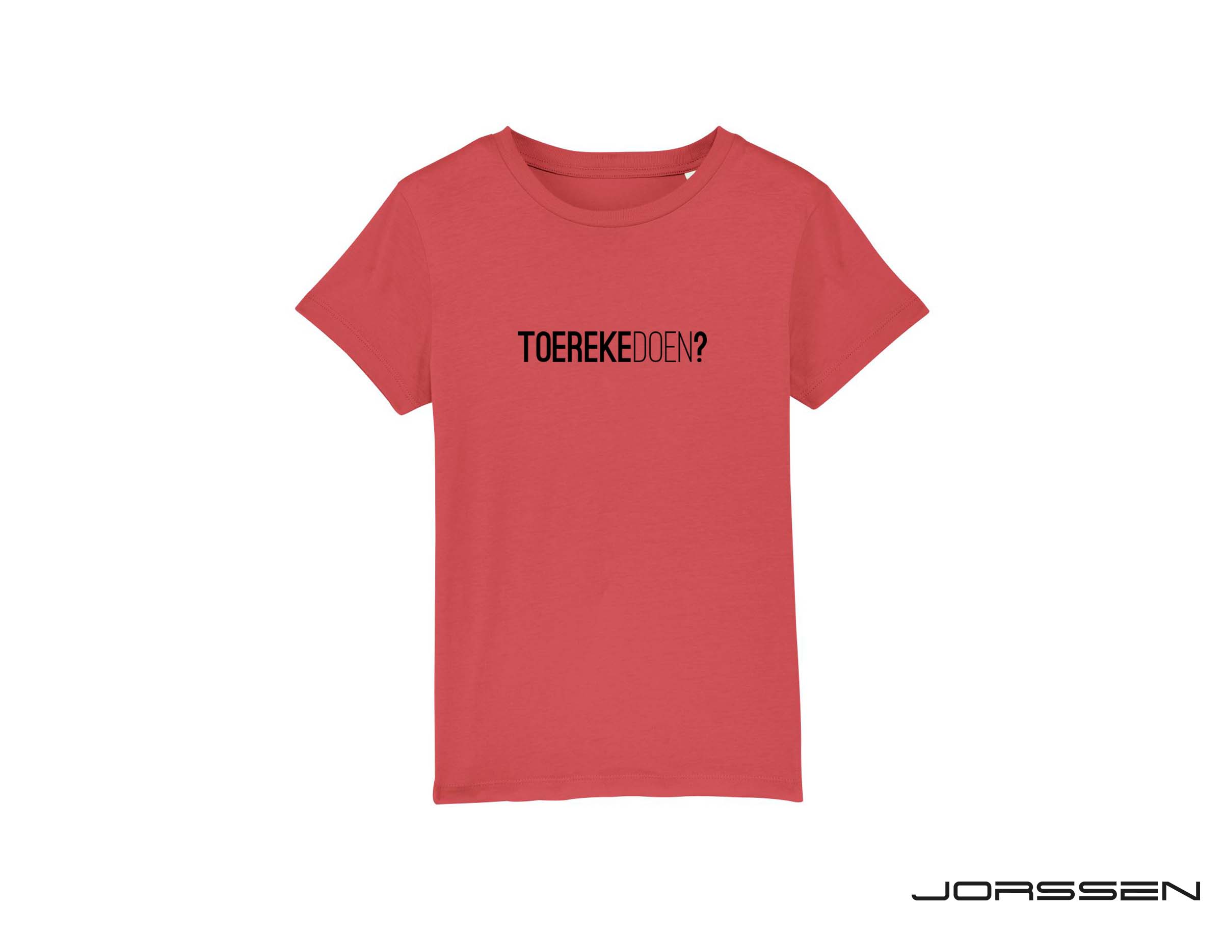 Gevlekt Presentator magneet TOEREKEDOEN? Rode T-shirt - Kinderen | KLEIR.