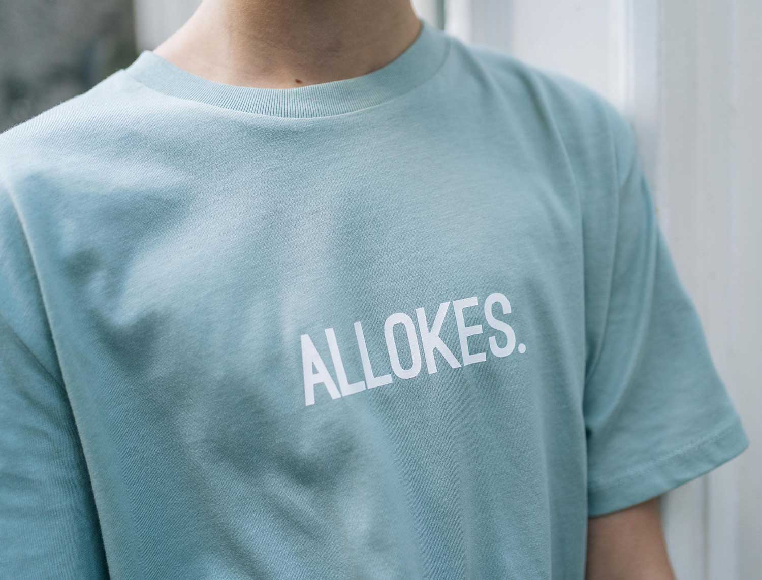 T-shirt • ALLOKES. • Groen • Kinderen